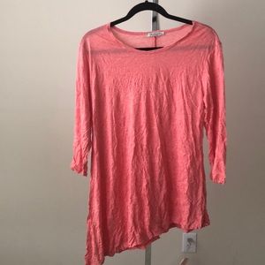 Jesse and Jane Peach  asymmetrical top